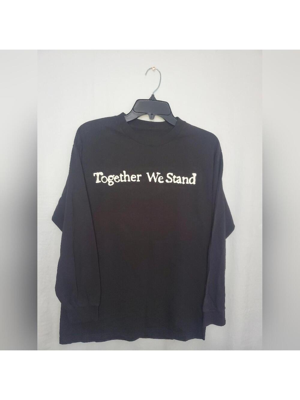 #27 Coney Island Picnic We Stand Together Black Graphic Long Sleeve Size Medium